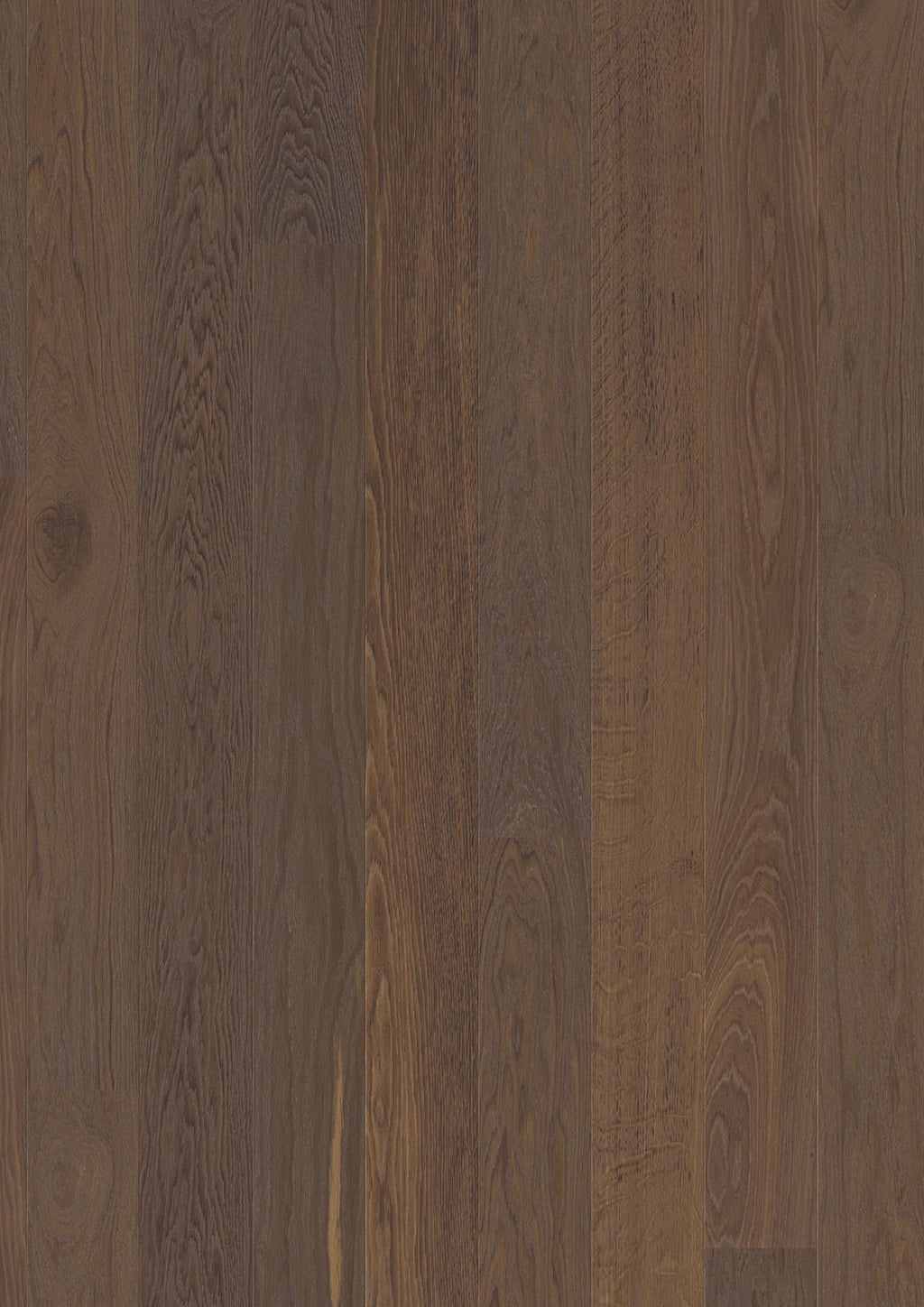 Boen Andante Engineered Smoked Oak Planks Flooring, Brushed & L/Pure: 14.0 x 138 x 2,200 mm