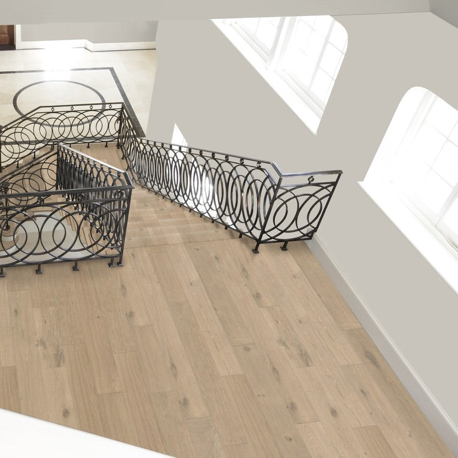 Ovara Engineered Natural Oak Planks Flooring, Brushed & Unfinished: 20.0 x 191 x 1,900 mm
