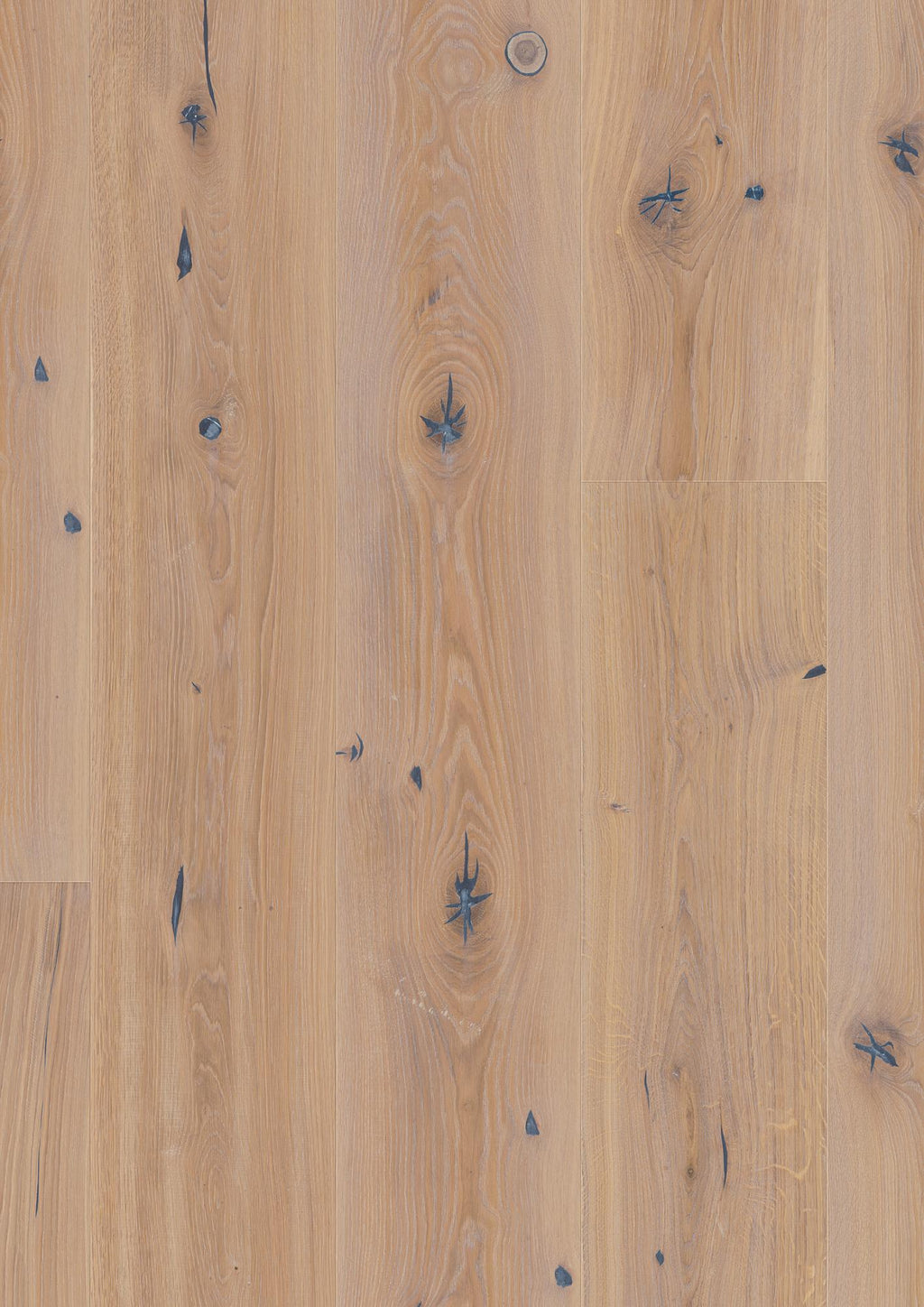 Boen Canyon Engineered Vintage White Oak Planks Flooring, Brushed & L/Natural: 15.0 x 300 x 2,750 mm