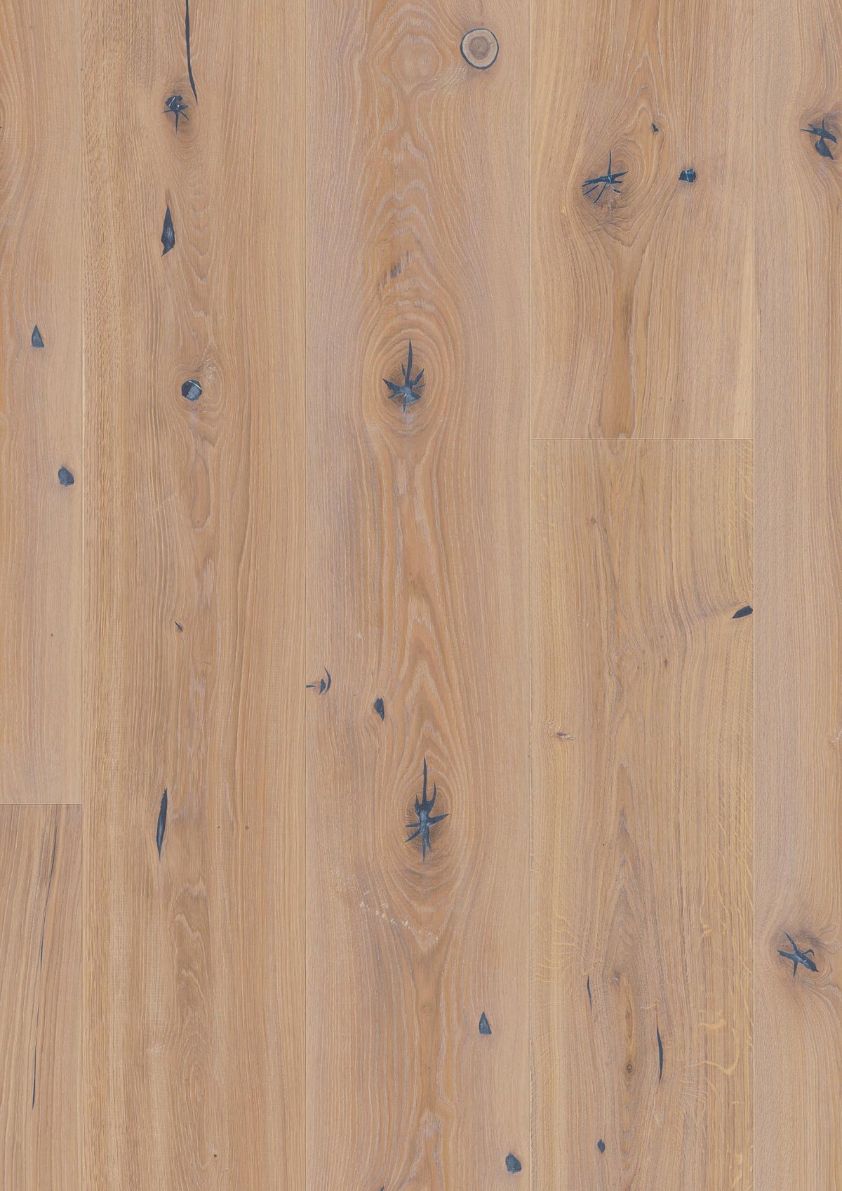 Boen Canyon Engineered Vintage White Oak Planks Flooring, Brushed & L/Natural: 15.0 x 300 x 2,750 mm
