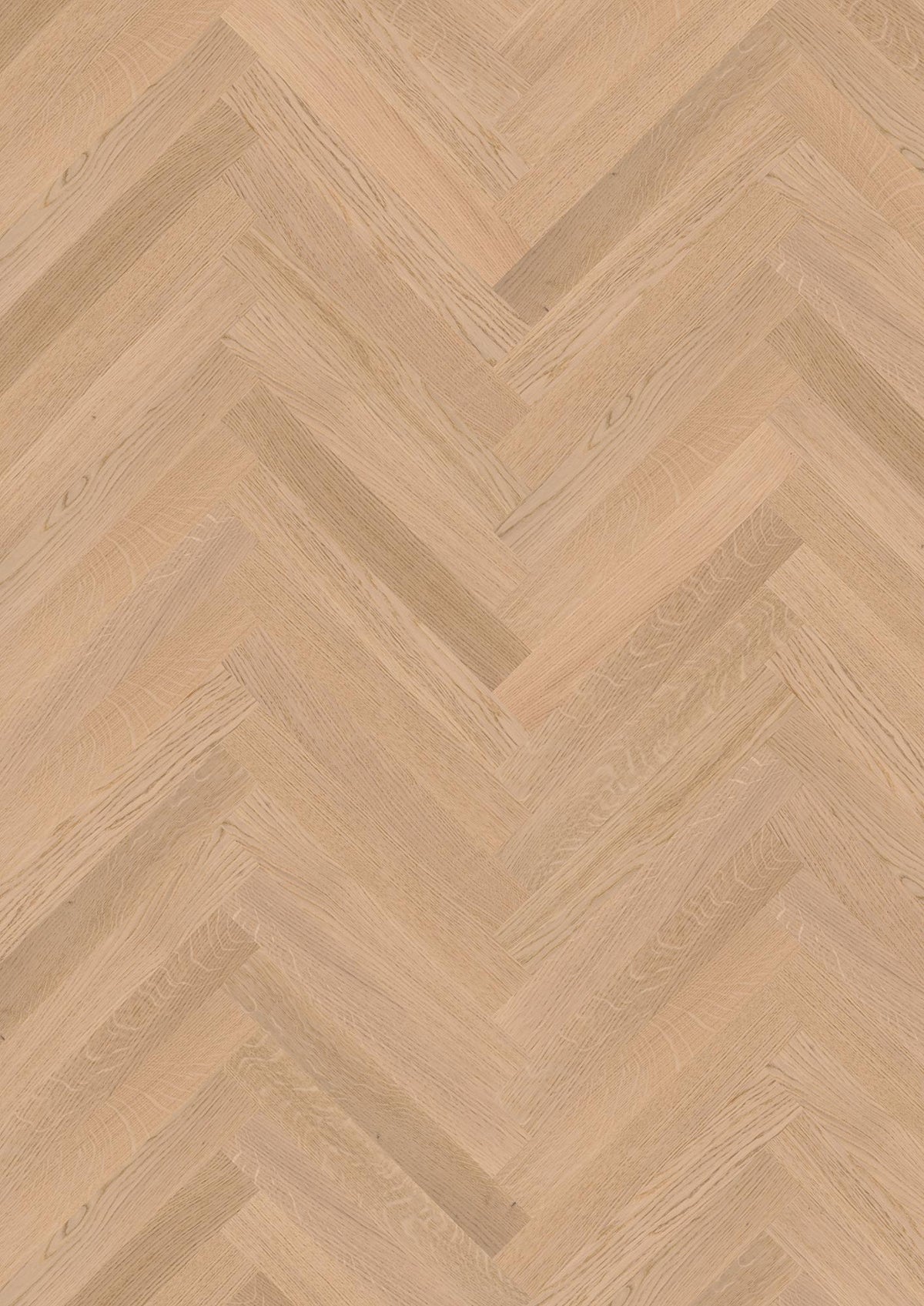 Boen Engineered White Oak Herringbone Flooring, L/Natural: 10.0 x 70 x 470 mm