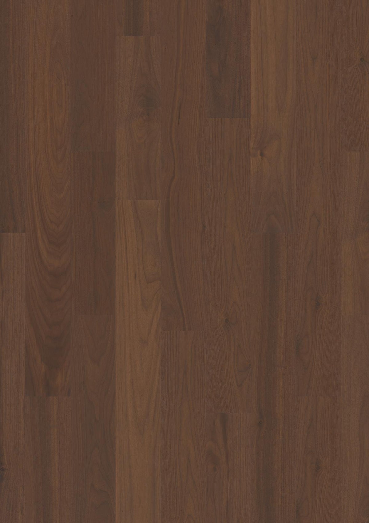 Boen Andante Engineered American Walnut Gent Planks Flooring, L/Matt: 14.0 x 138 x 2,200 mm