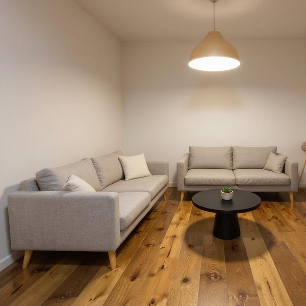 Ovara Antique Engineered Bamburgh Oak Planks Flooring, Brushed & Matt Lacquered Antique: 15.0 x 235 x 2,200 mm