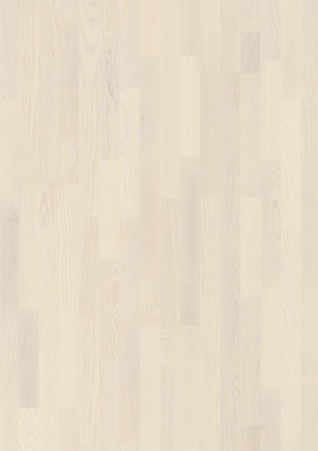 Boen Andante Engineered White Pigmented Ash Multi-Strip Flooring, Brushed & L/Pure: 14.0 x 215 x 2,200 mm