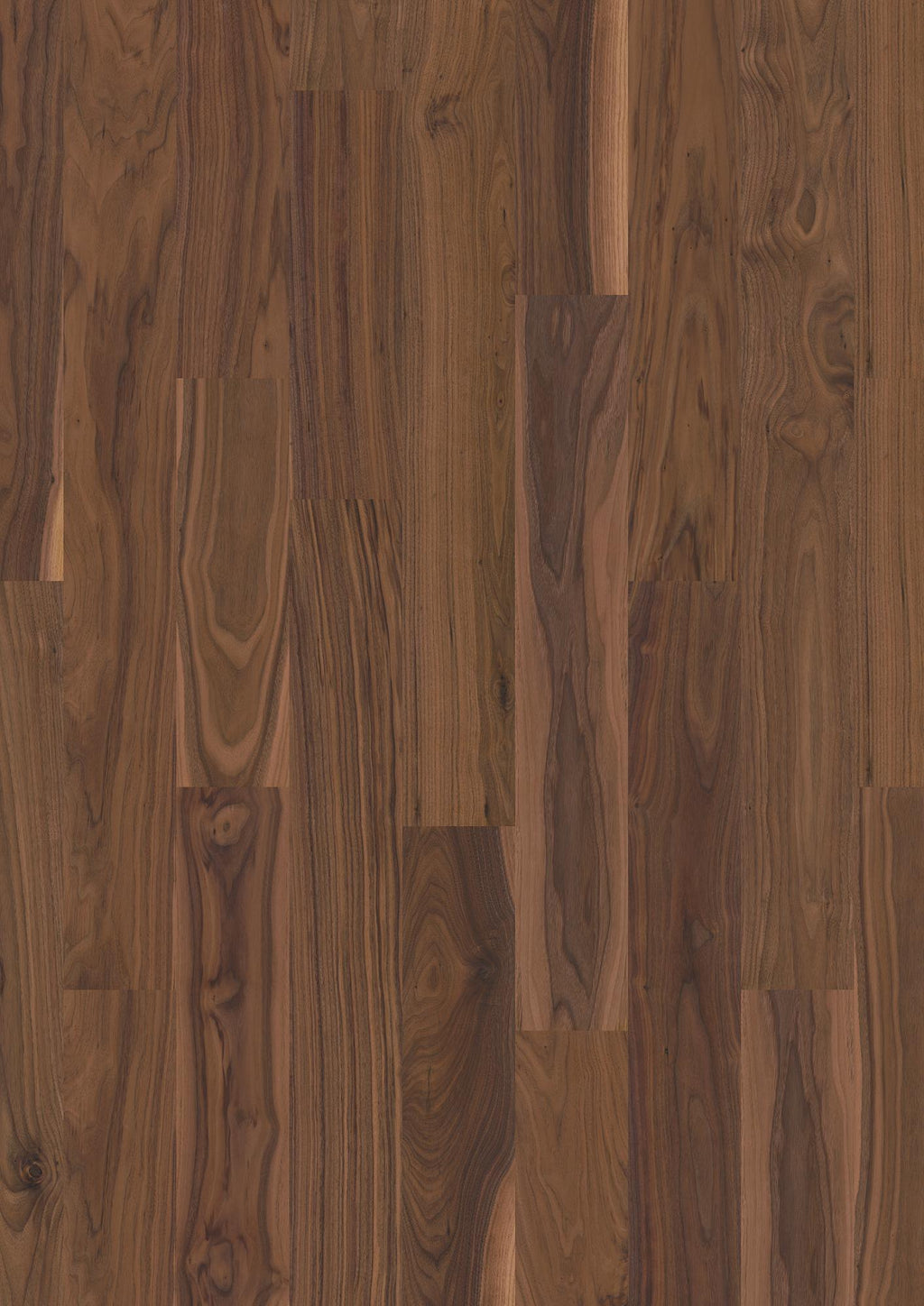 Boen Animoso Engineered American Walnut Gent Planks Flooring, Unbrushed & L/Matt: 14.0 x 138 x 2,200 mm