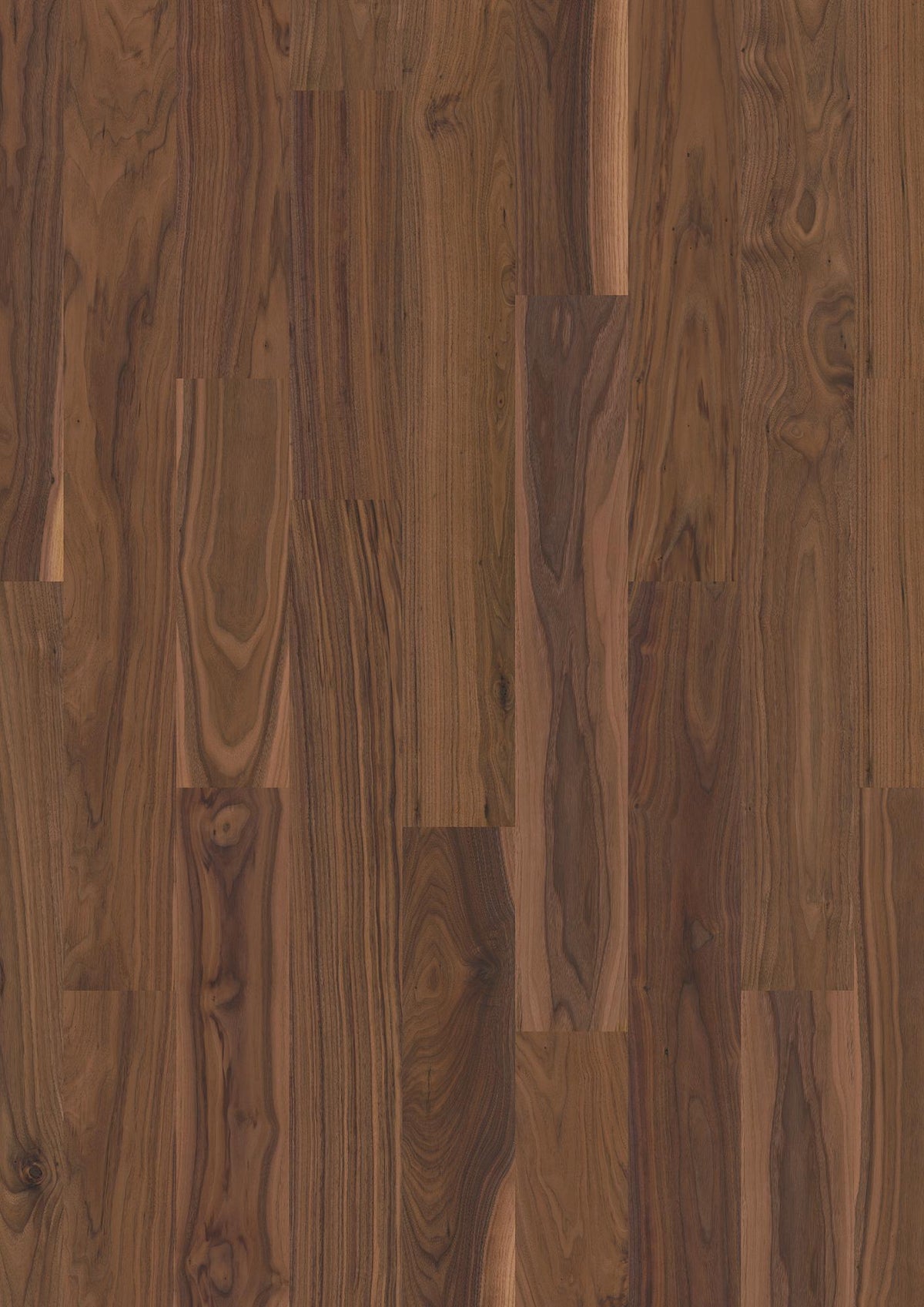 Boen Animoso Engineered American Walnut Gent Planks Flooring, L/Matt: 14.0 x 138 x 2,200 mm