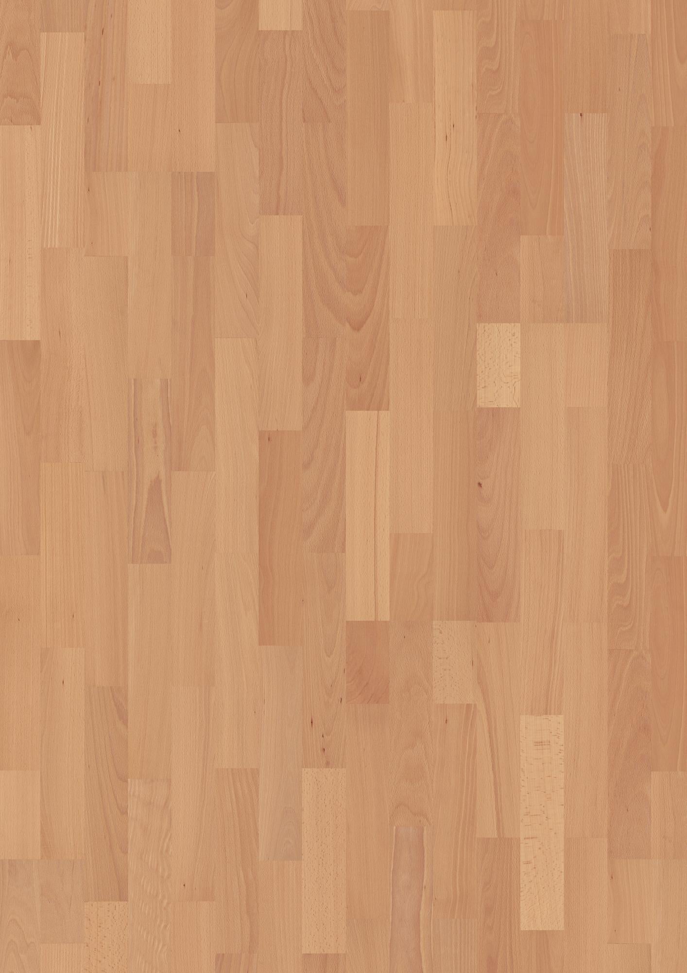 Boen Andante Engineered Beech Multi-Strip Flooring, Unbrushed & L/Natural: 14.0 x 215 x 2,200 mm