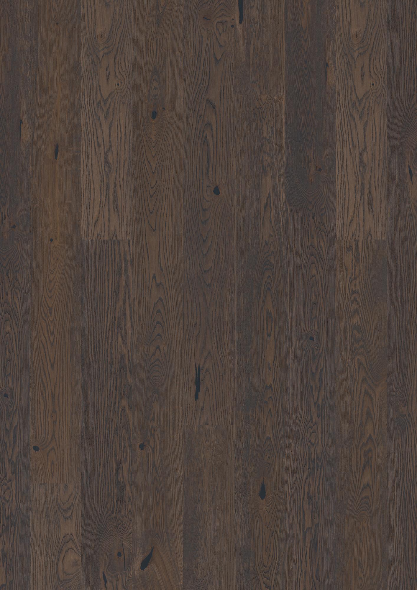 Boen Vivo Engineered Brown Jasper Oak Planks Flooring, Brushed & L/Natural: 14.0 x 138 x 2,200 mm