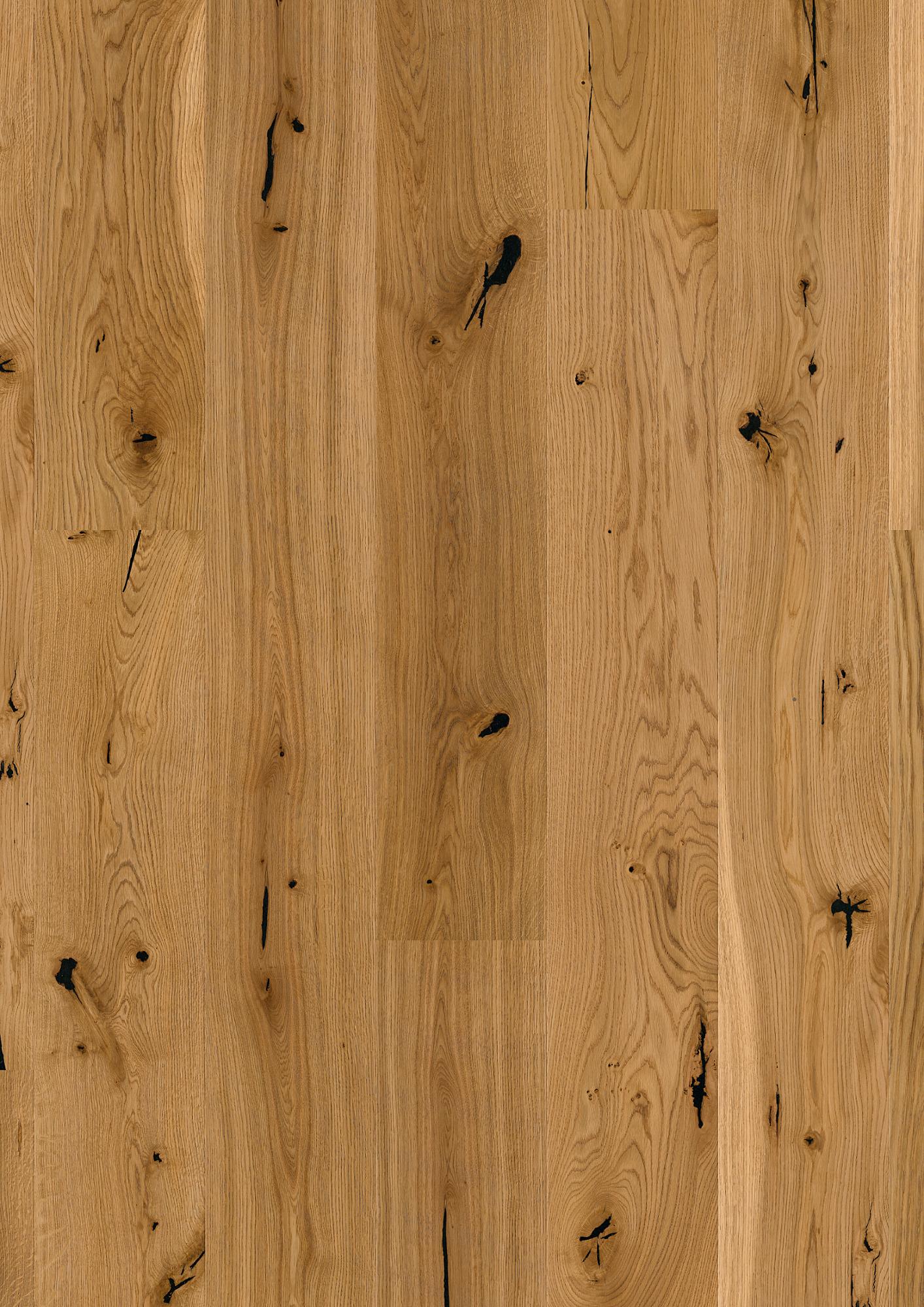 Boen Espressivo Engineered Oak Planks Flooring, Brushed & L/Natural: 14.0 x 209 x 2,200 mm