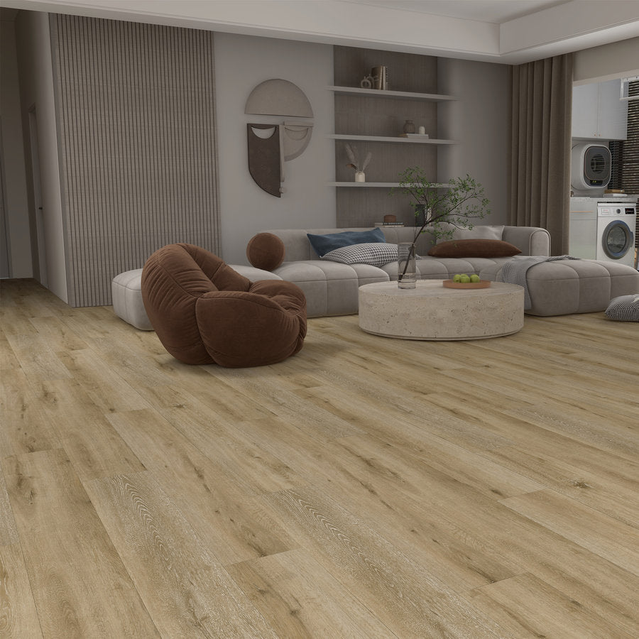 Ovara Latte Oak Planks LVT Flooring: 5.5 x 180 x 1,220 mm