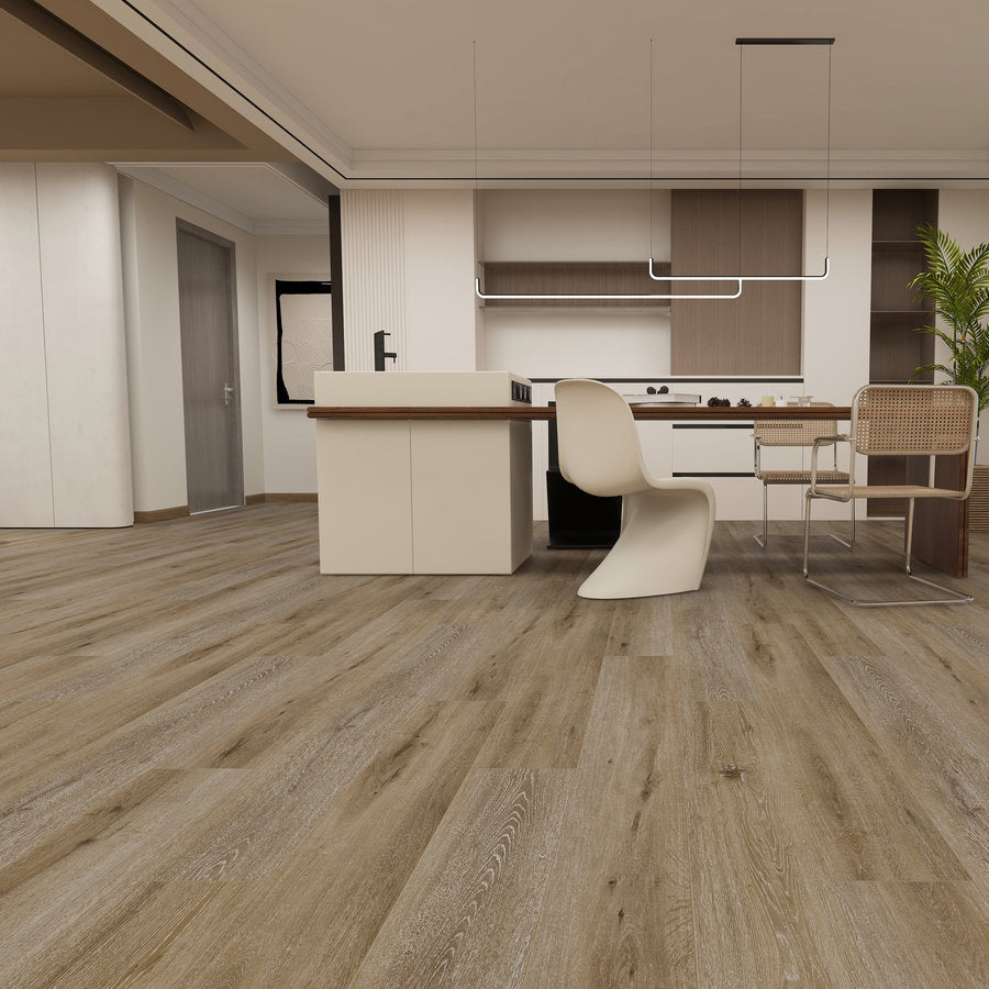 Ovara Washed & Smoked Oak Planks LVT Flooring: 5.5 x 180 x 1,220 mm