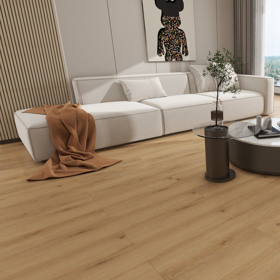 Ovara Pure Satin Oak Planks LVT Flooring: 5.5 x 180 x 1,220 mm