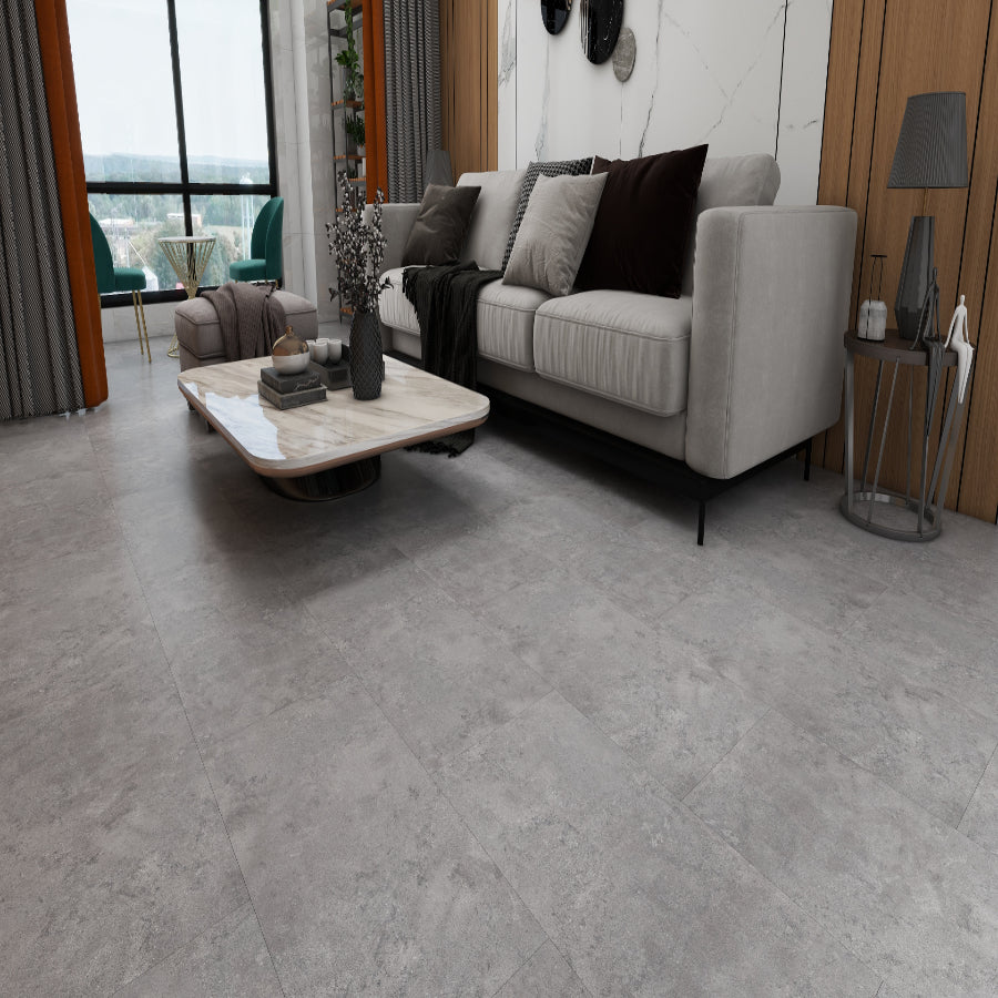 Ovara Urban Concrete Tile LVT Flooring: 5.5 x 457 x 914 mm