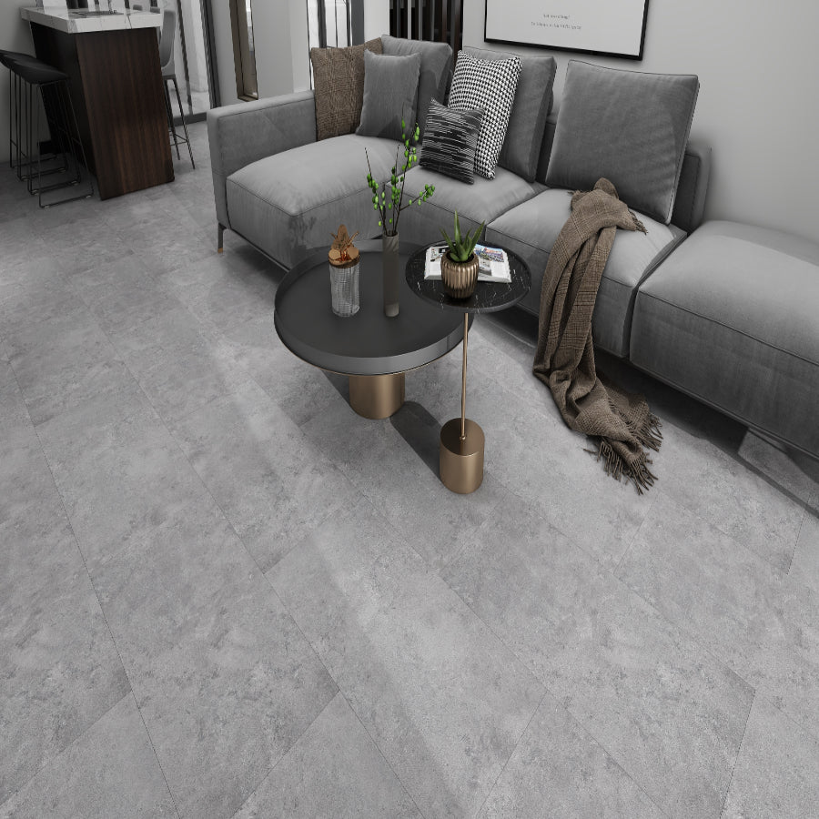 Ovara Urban Concrete Tile LVT Flooring: 5.5 x 457 x 914 mm