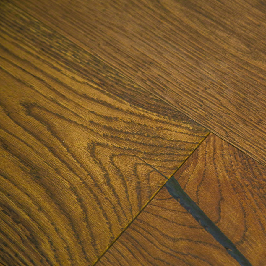 Ovara Antique Engineered Whiskey Barrel Oak Planks Flooring, Brushed & Hard Wax Oiled: 20.0 x 190 x 1,900 mm