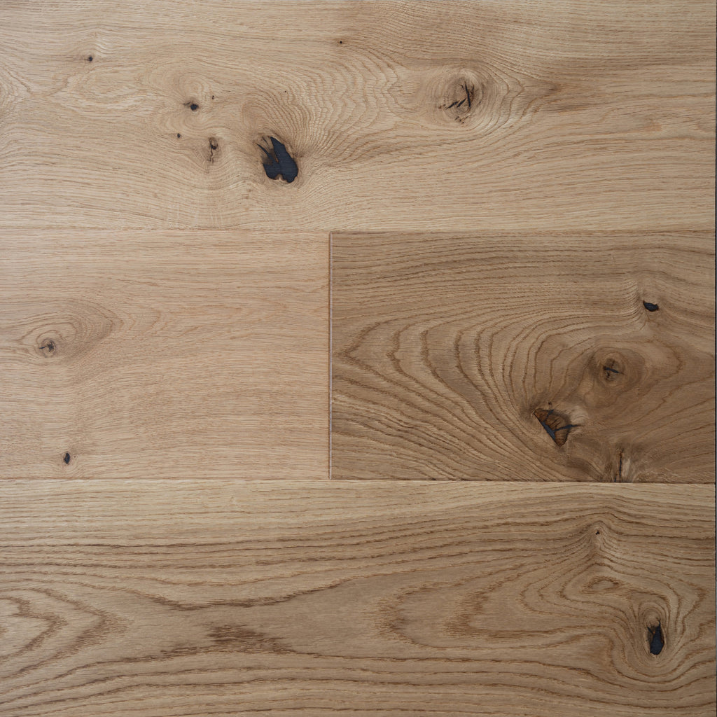 Ovara  Engineered Natural Oak Planks Flooring, Brushed & Oiled: 14.0 x 180 x 1,800 mm