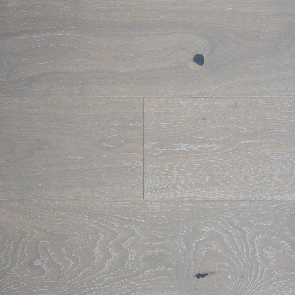 Ovara  Engineered Clay Grey Oak Planks Flooring, Brushed & Matt Lacquered: 14.0 x 180 x 1,800 mm