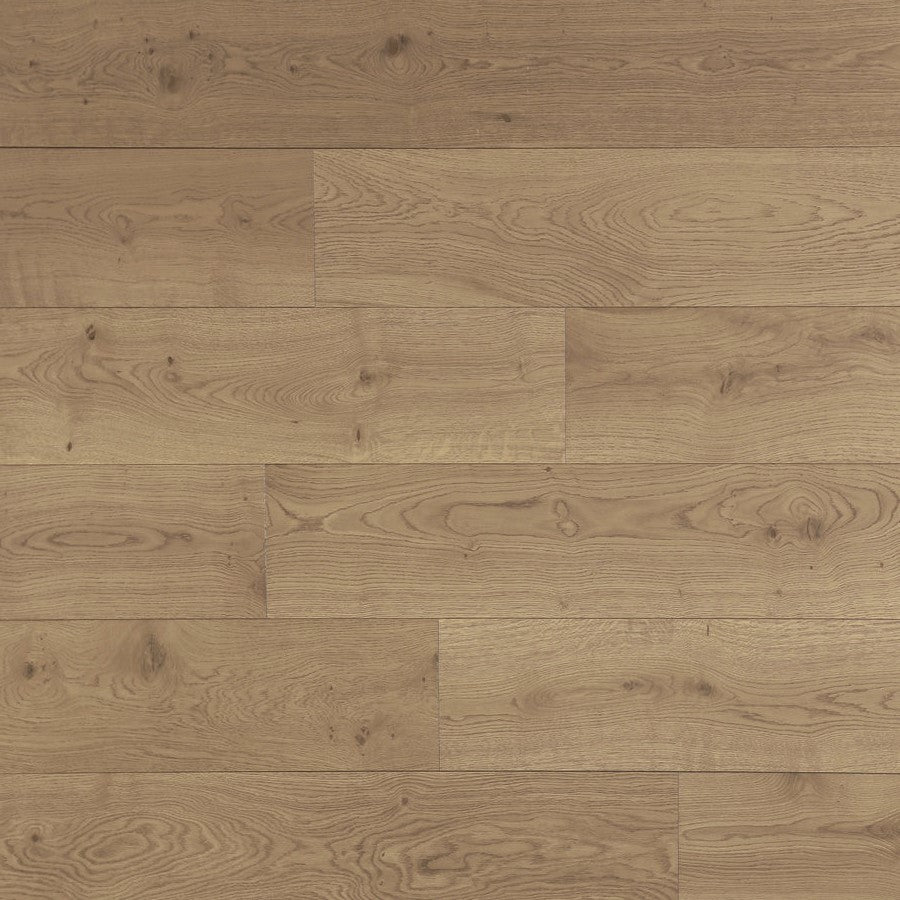 Ovara Engineered Natural Oak Planks Flooring, Brushed & Unfinished: 20.0 x 191 x 1,900 mm