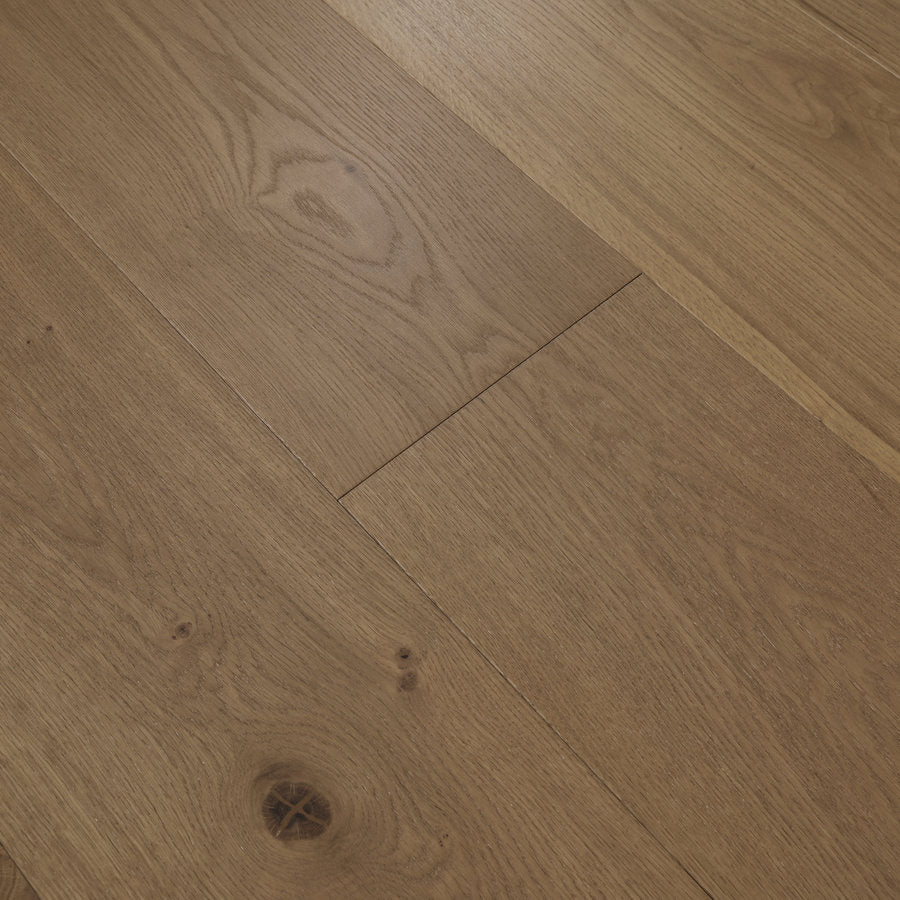 Ovara  Engineered Natural Oak Planks Flooring, Brushed & UV Oiled: 20.0 x 240 x 2,200 mm
