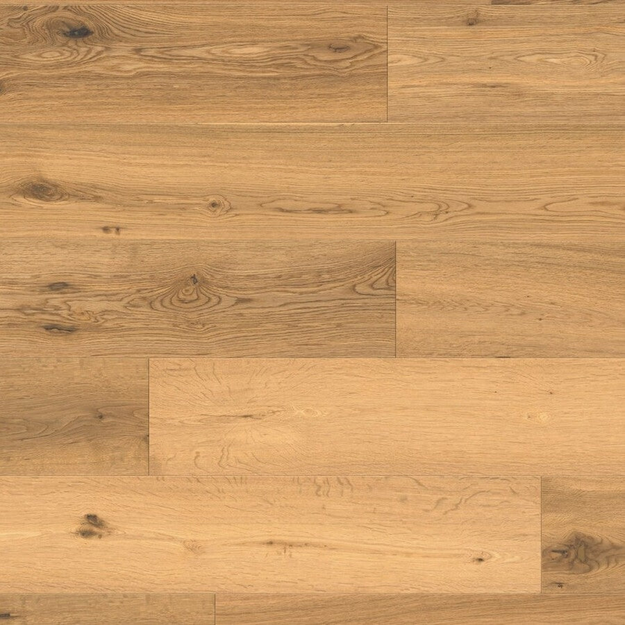 Ovara Rustic Engineered Natural Oak Planks Flooring, Brushed & UV Oiled: 14.0 x 180 x 1,900 mm