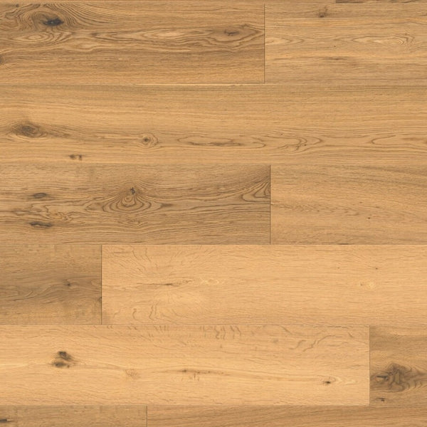 Ovara Rustic Engineered Natural Oak Planks Flooring, Brushed & UV Oiled: 14.0 x 180 x 1,900 mm