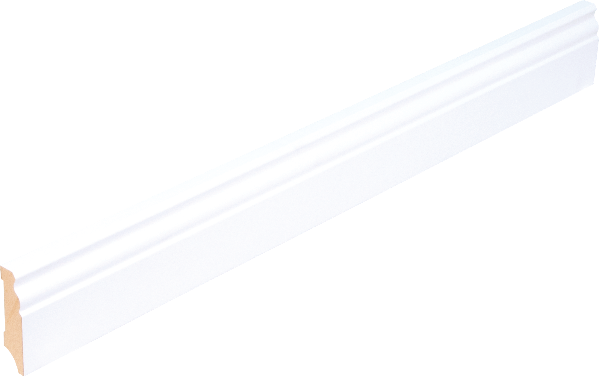 Boen MDF Skirting white lacquer Old German Prof 18x70x2400mm