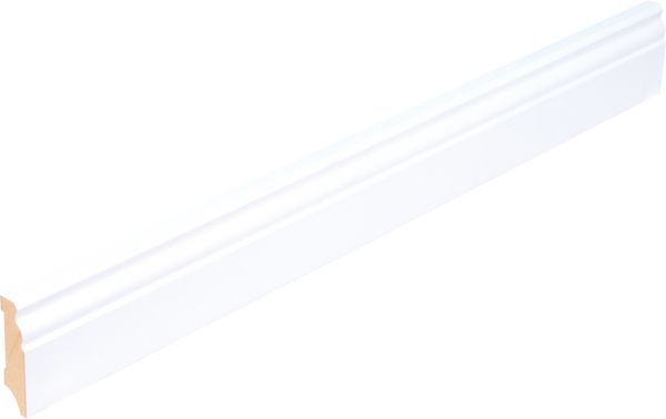 Boen MDF Skirting white lacquer Old German Prof 18x70x2400mm
