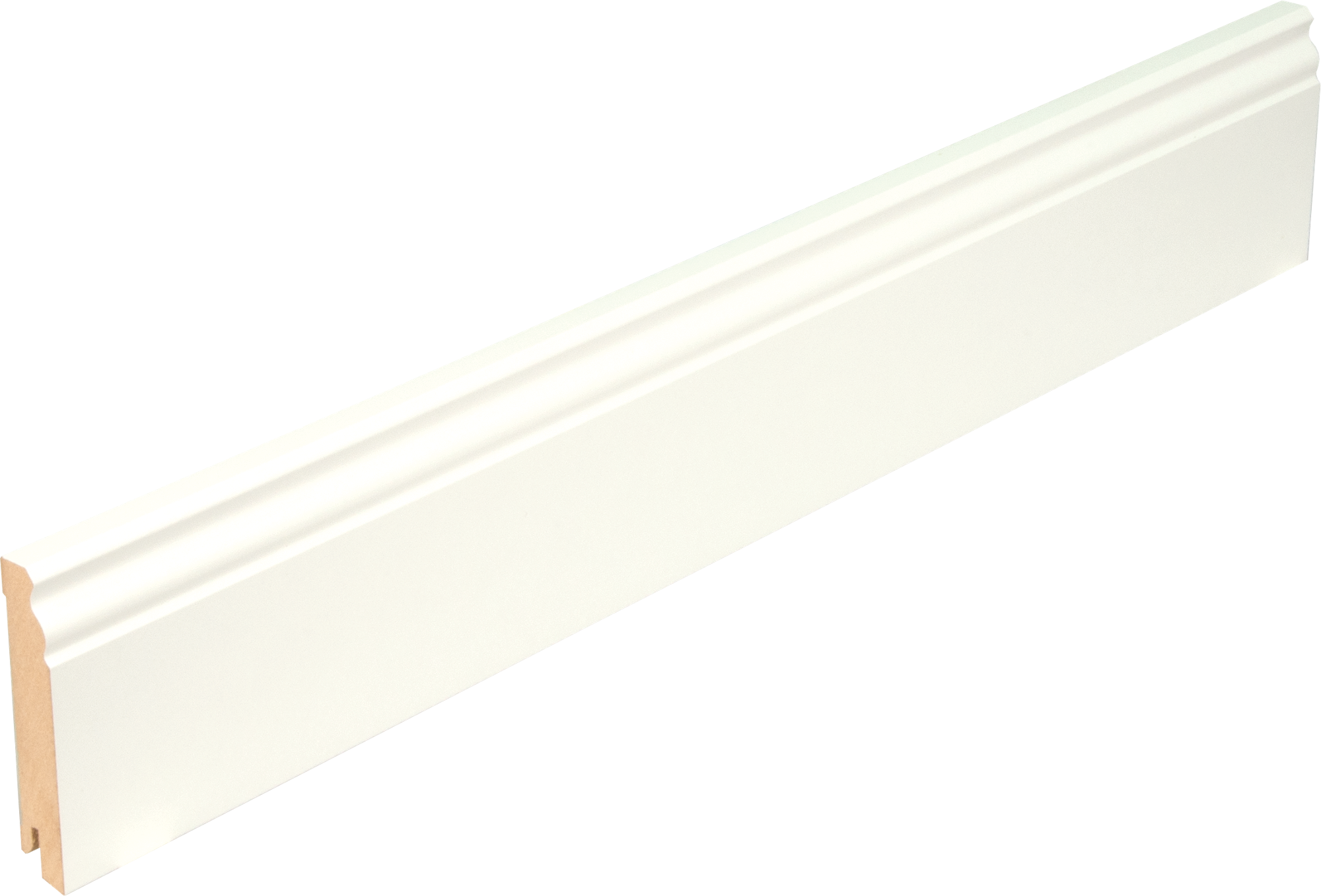Boen MDF Skirting white lacquer Old German Prof 18x100x2400mm