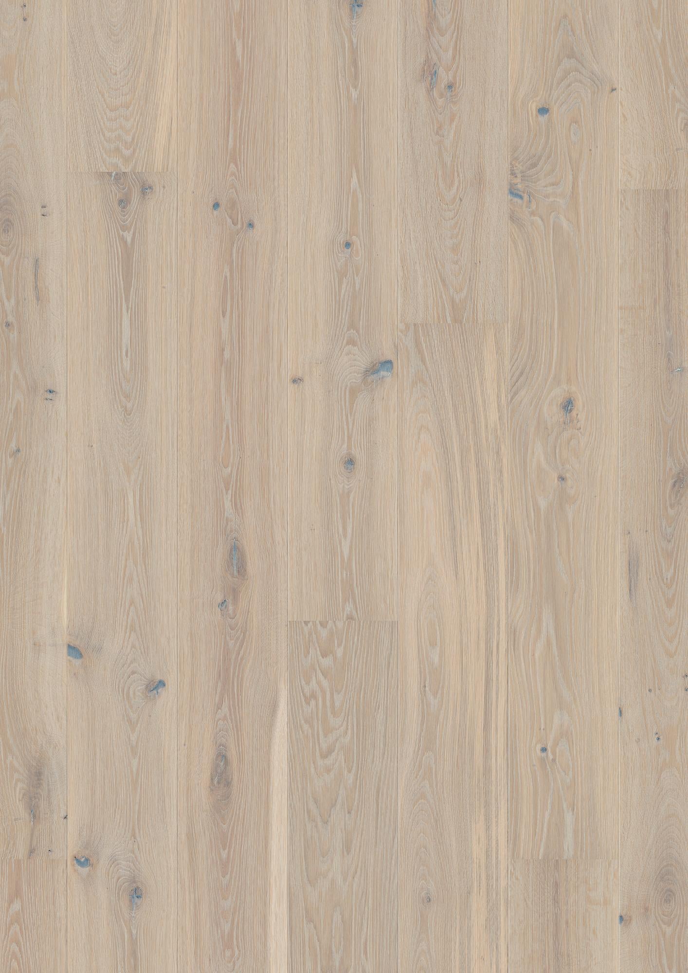 Boen Vivo Engineered Pale White Oak Planks Flooring, Brushed & L/Pure: 13.2 x 181 x 2,200 mm