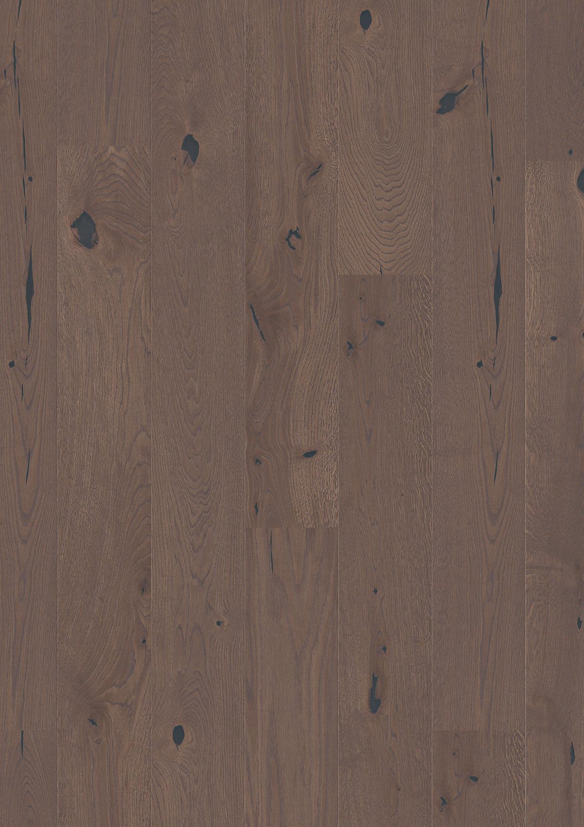 Boen Espressivo Engineered Elephant Grey Oak Planks Flooring, Brushed & L/Pure: 13.2 x 181 x 2,200 mm
