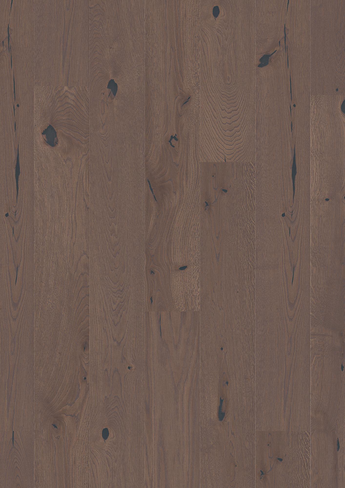 Boen Espressivo Engineered Elephant Grey Oak Planks Flooring, Brushed & L/Pure: 13.2 x 181 x 2,200 mm