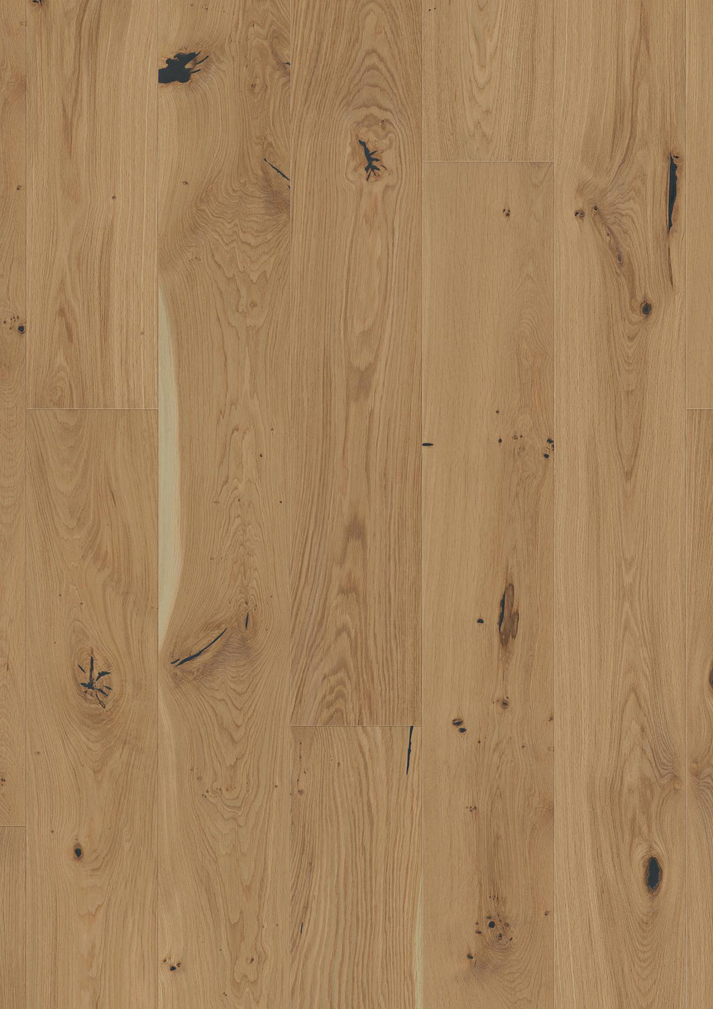 Boen Espressivo Engineered Senses Oak Planks Flooring, Brushed & L/Natural: 14.0 x 209 x 2,200 mm