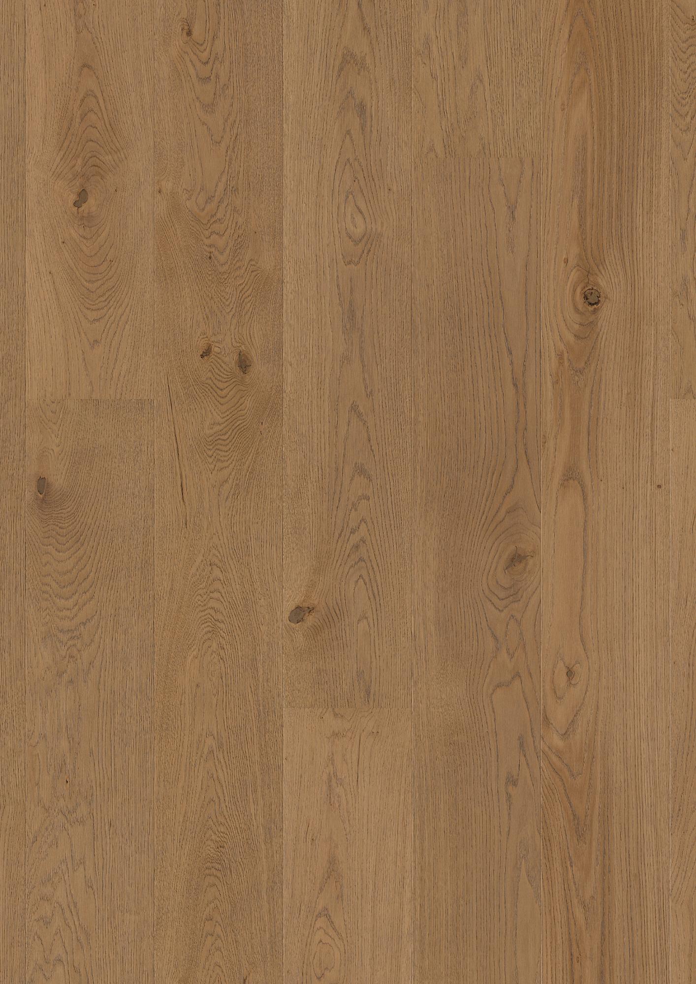 Boen Animoso Engineered Medium Grey Oak Planks Flooring, Brushed & L/Matt Plus: 14.0 x 209 x 2,200 mm