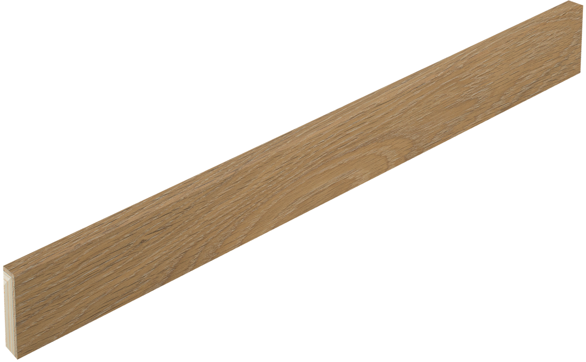 Boen Parquet Skirting, Oak Semi Smoked Live Natural White 14x55x2180mm
