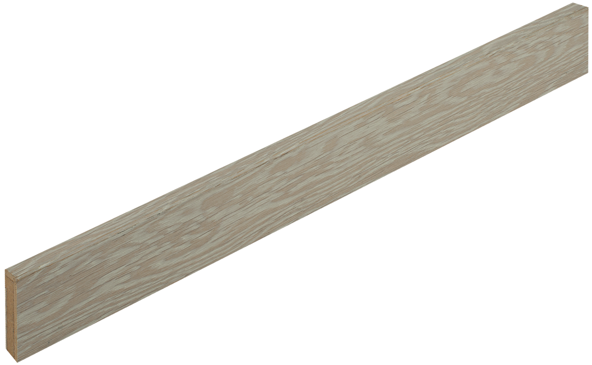 Boen Parquet Skirting, Oak brush Live Pure White 14x55x2180mm