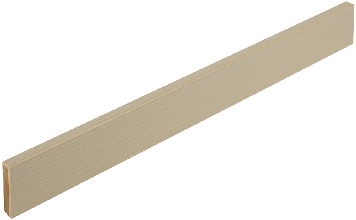 Boen Parquet Skirting, Ash brush Live Pure White 14x55x2180mm