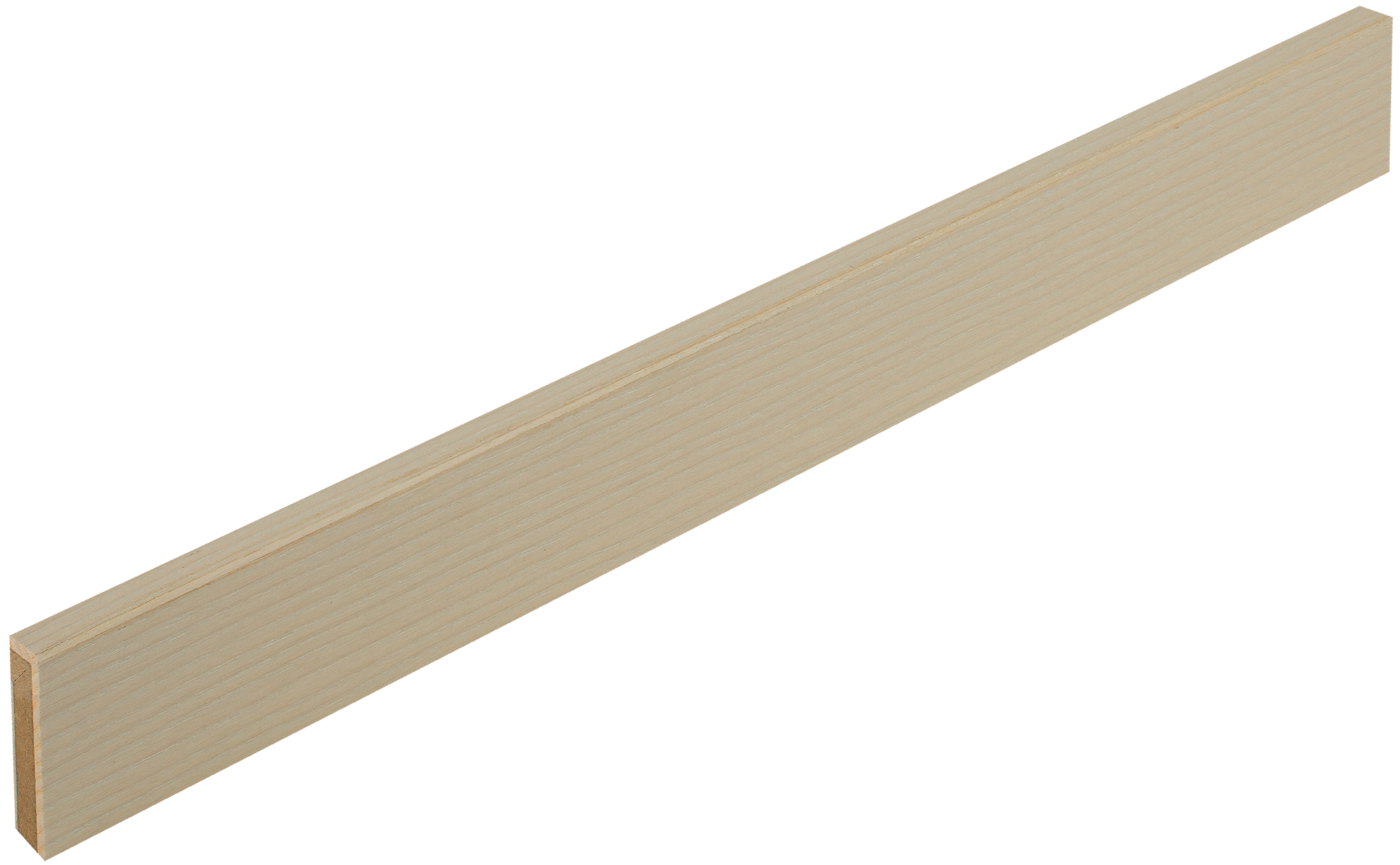 Boen Parquet Skirting, Ash brush  Live Pure White 14x55x2180mm