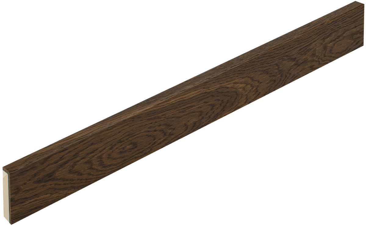 Boen Parquet Skirting, Smoked Oak brush Live Natural 14x55x2180mm