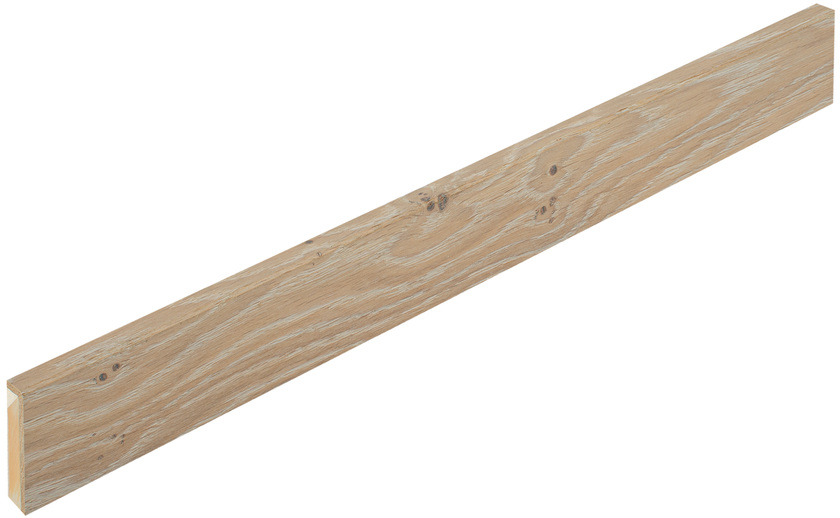 Boen Parquet Skirting, Oak White Nights Live Natural 14x55x2180mm