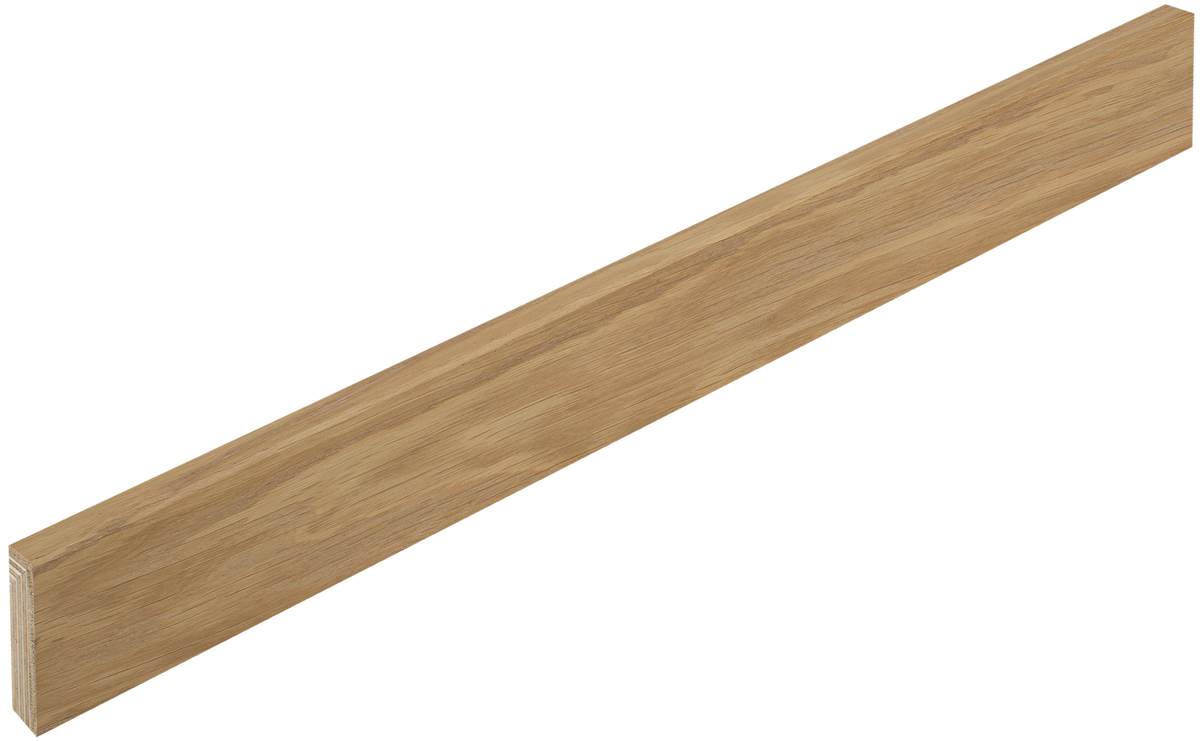 Boen Parquet Skirting, Oak brush Live Natural White 14x55x2180mm