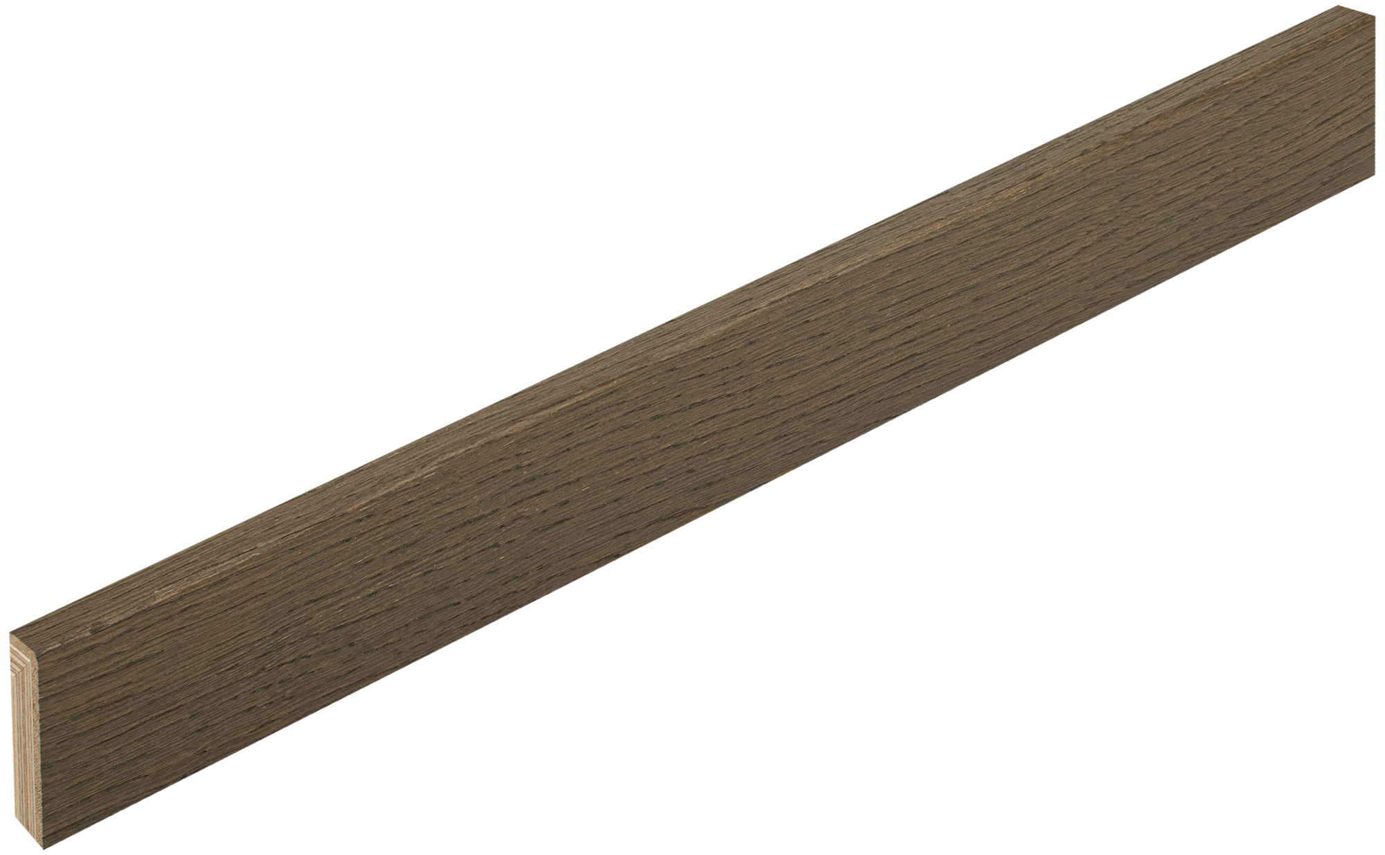 Boen Parquet Skirting, Oak Grey Pepper Live Natural 14x55x2180mm