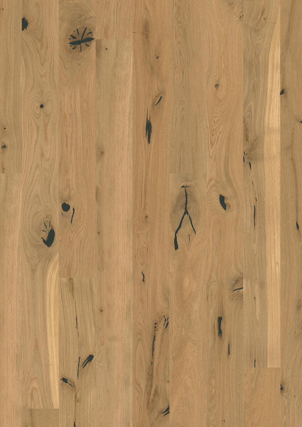 Boen Espressivo Engineered Authentic Oak Planks Flooring, Brushed & L/Natural: 14.0 x 138 x 2,200 mm
