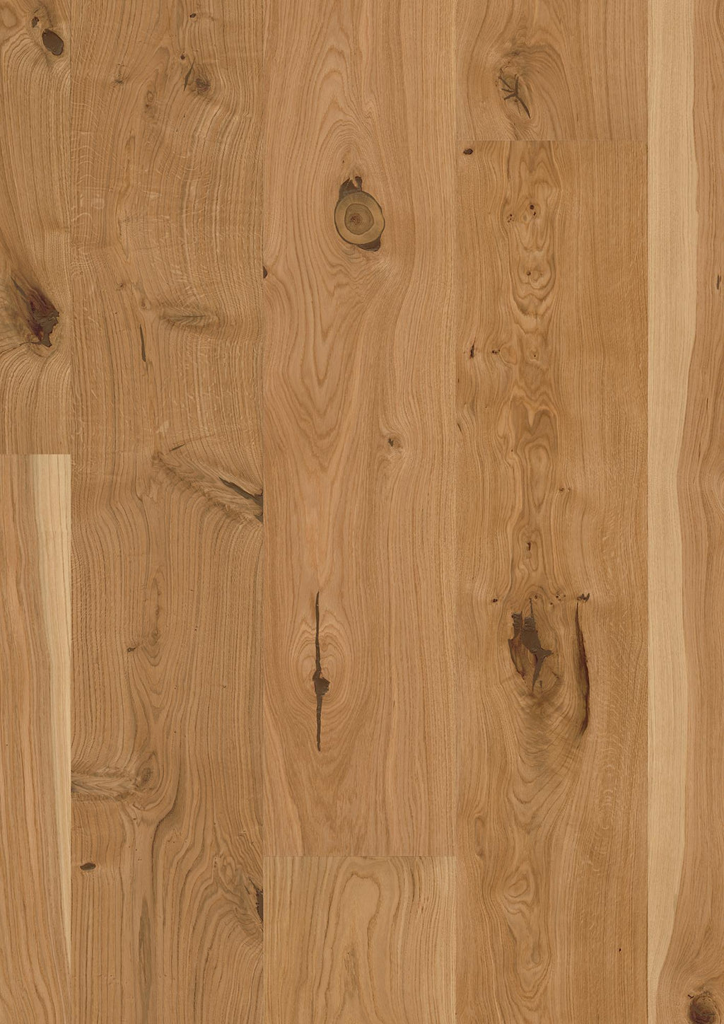 Boen Canyon Engineered Oak Planks Flooring, Brushed & L/Natural: 15.0 x 300 x 2,750 mm