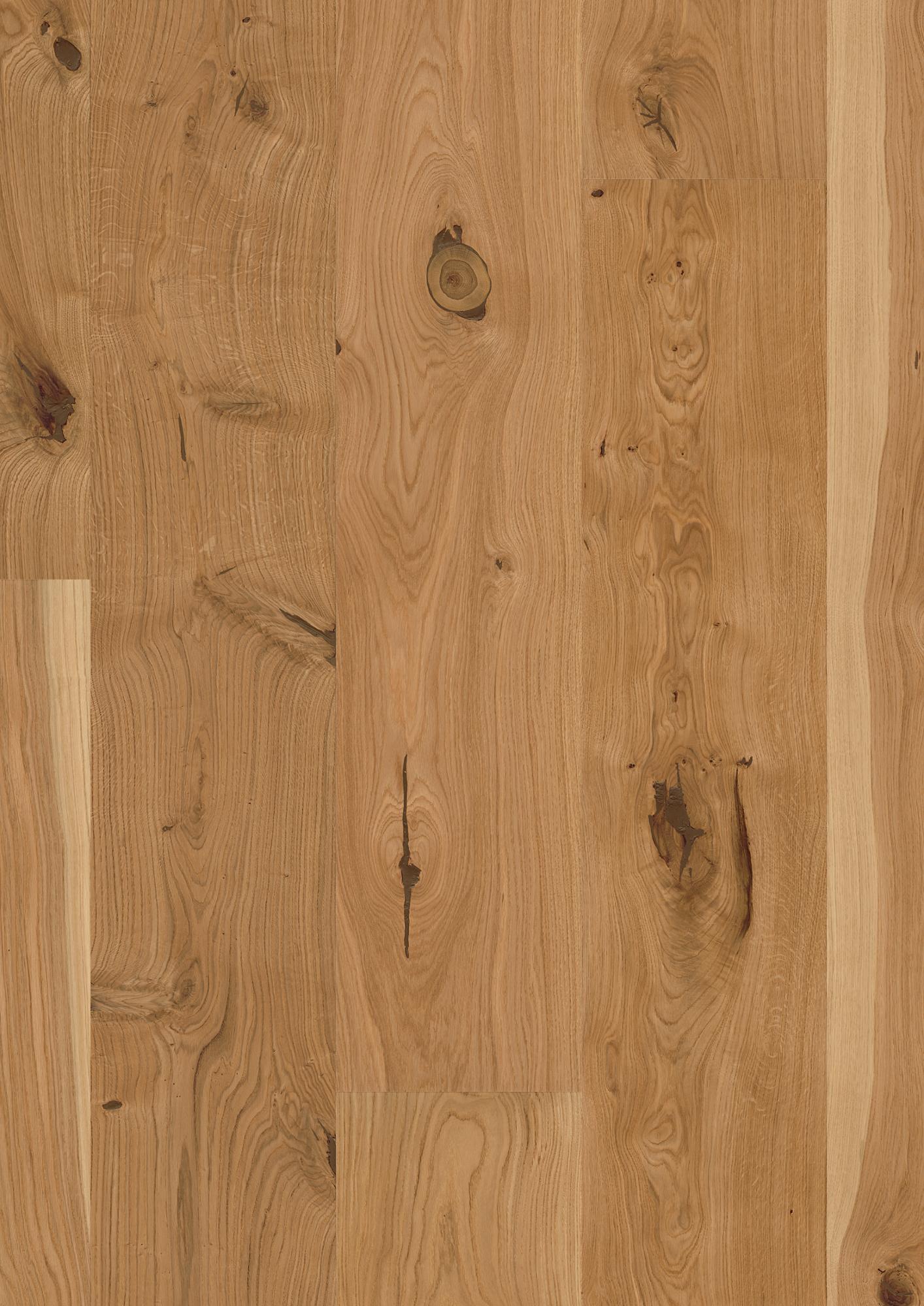 Boen Canyon Engineered Oak Planks Flooring, Brushed & L/Natural: 15.0 x 300 x 2,750 mm