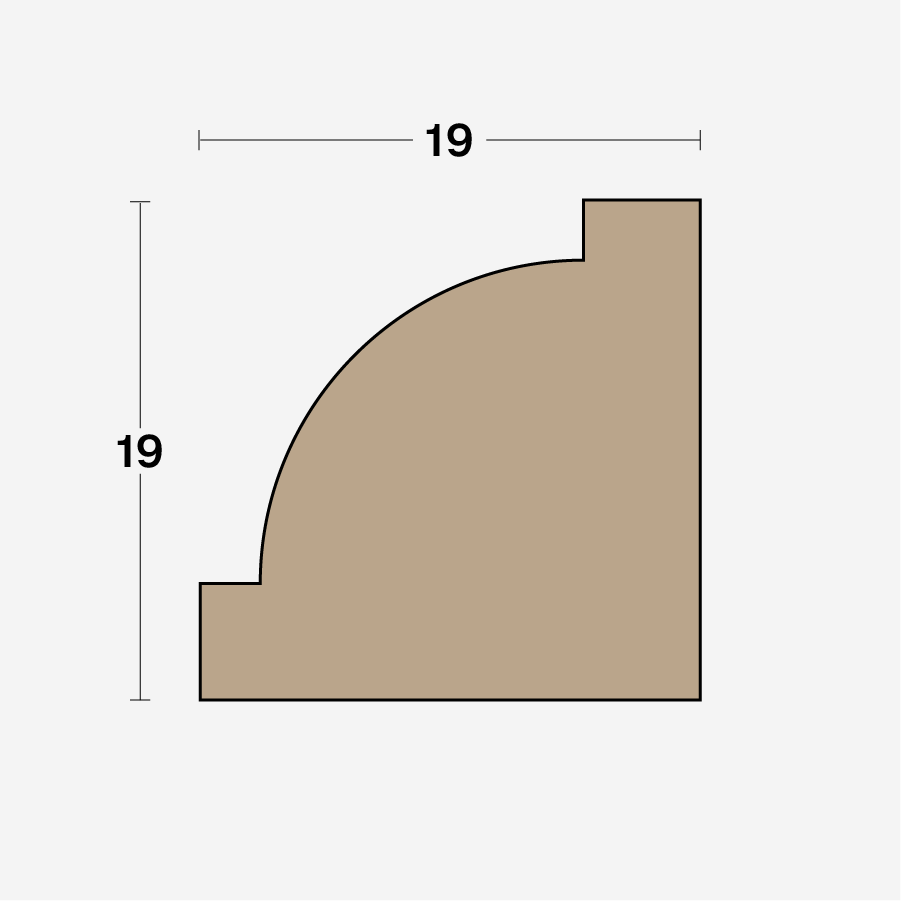Boen Matching Quadrant: 19 x 19 x 3000mm, Band-1