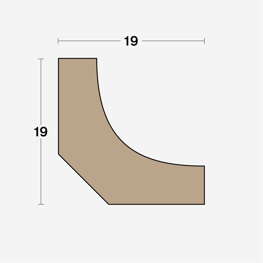 Boen Matching Scotia: 19 x 19 x 3000mm, Band-2