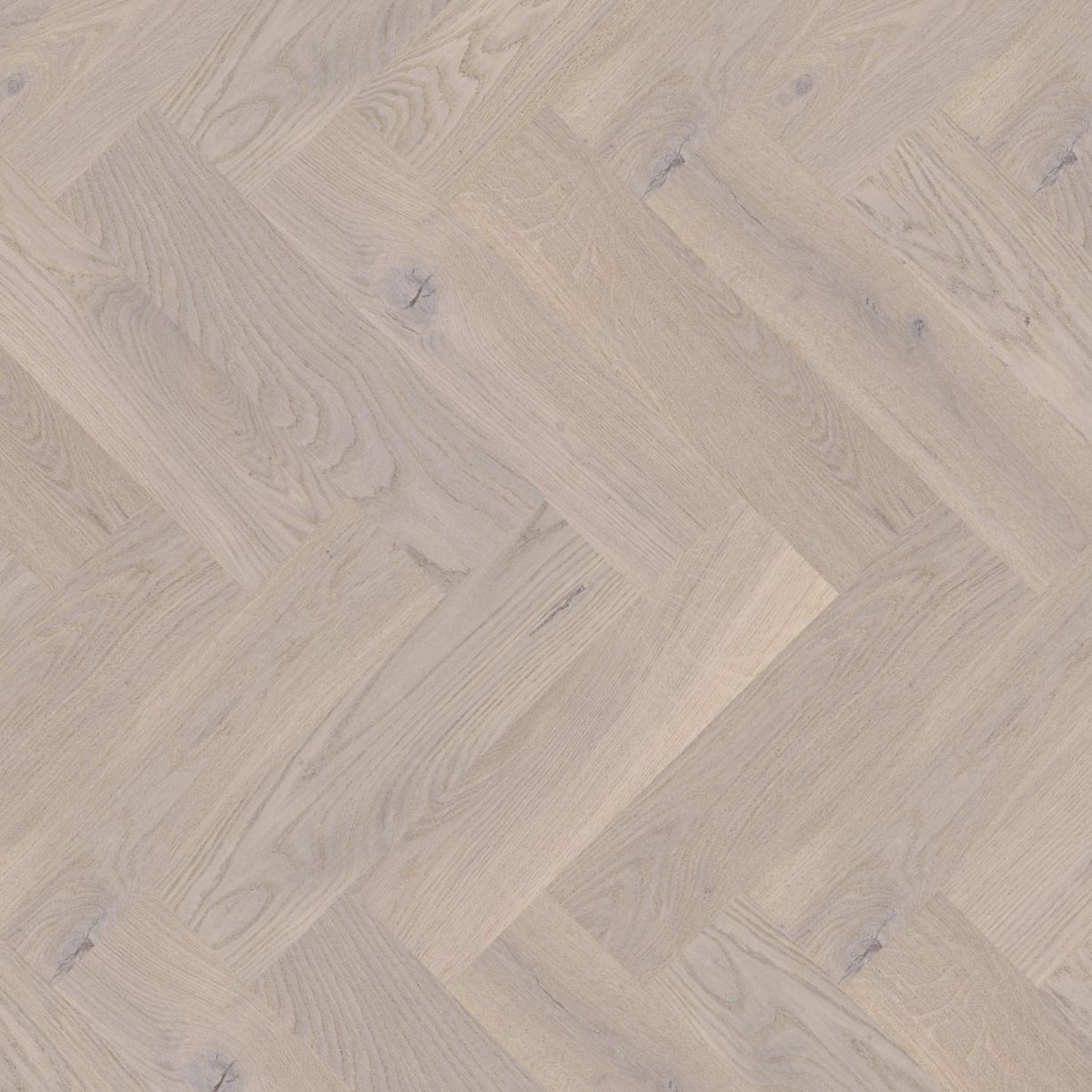 Ovara Engineered Aspen Oak Herringbone Flooring, Brushed & Matt Lacquered: 12.0 x 150 x 600 mm