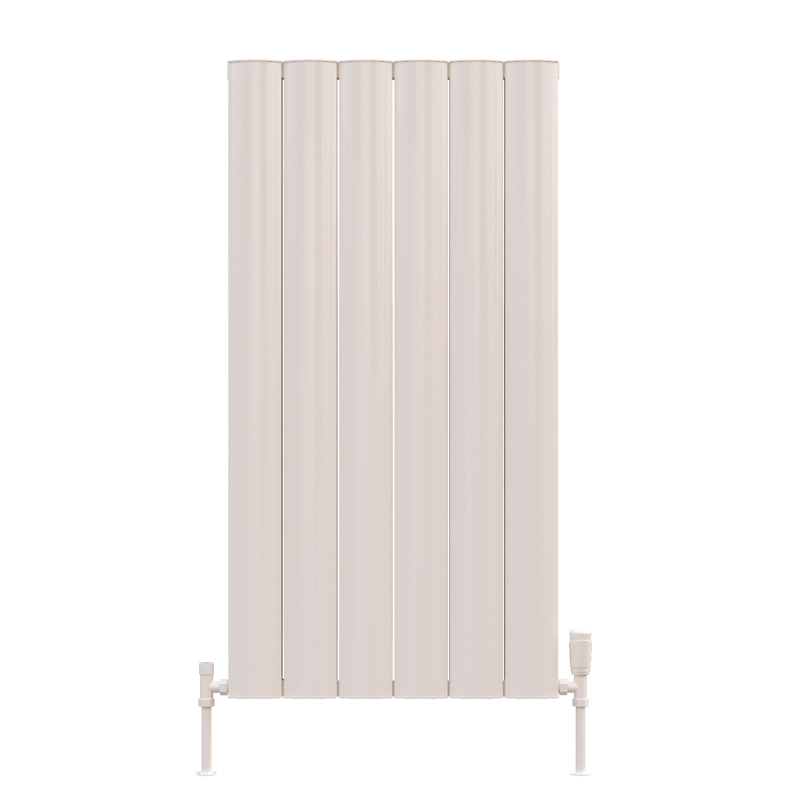 Sherborne Double Vertical White Aluminium Radiator 1800mm (H) x 412mm (W)