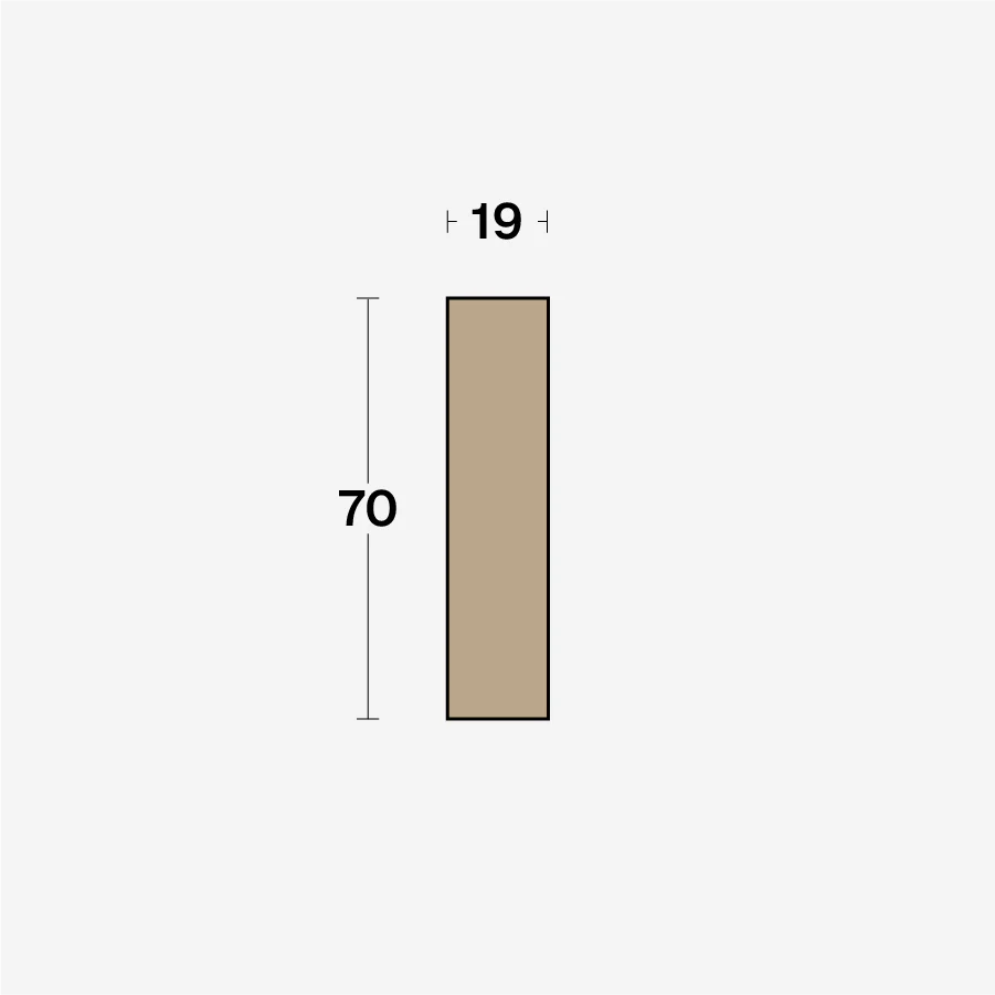 Boen Matching Skirting Profile - Planned All Round: Band-2