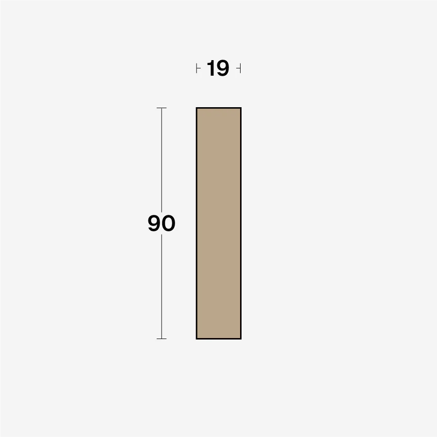 Boen Matching Skirting Profile - Planned All Round: Band-2